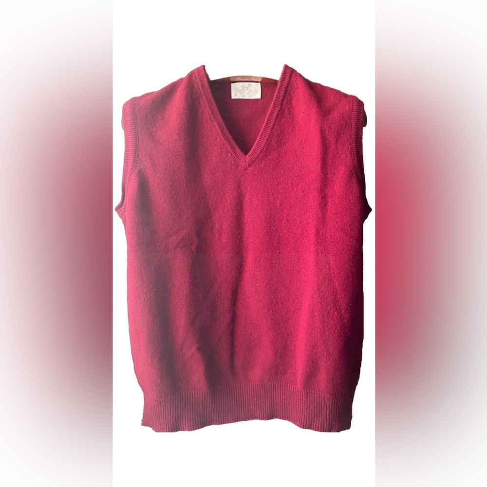 Vintage‎ Lord Jeff Wool Men's L Sweater Vest